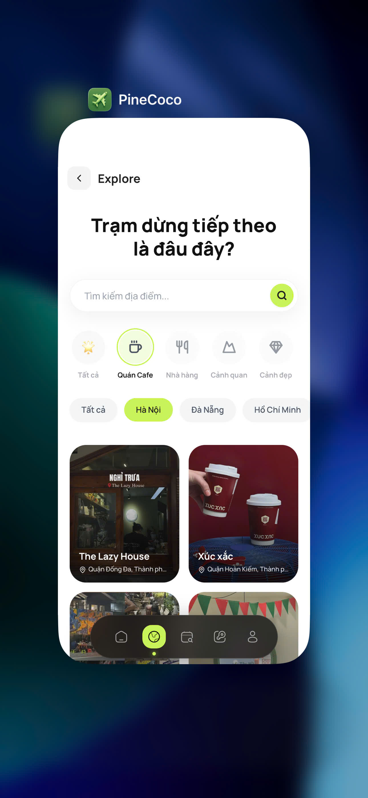 Khám phá địa điểm